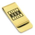 thumbnail image 1 of Stainless Steel Best Dad Ever Classic Slim Money Clip Credit Card Holder, 1 of 2