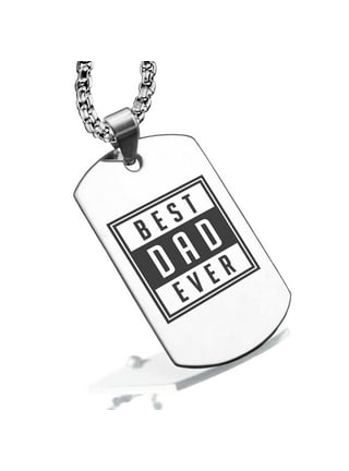 Dad dog tags top