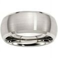 thumbnail image 1 of Stainless Steel Beveled Edge 10mm Brushed and Polished Band, Available in Multiple Sizes, 1 of 9