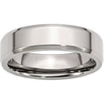 thumbnail image 1 of Stainless Steel Beveled Edge 6mm Polished Band, Available in Multiple Sizes, 1 of 9