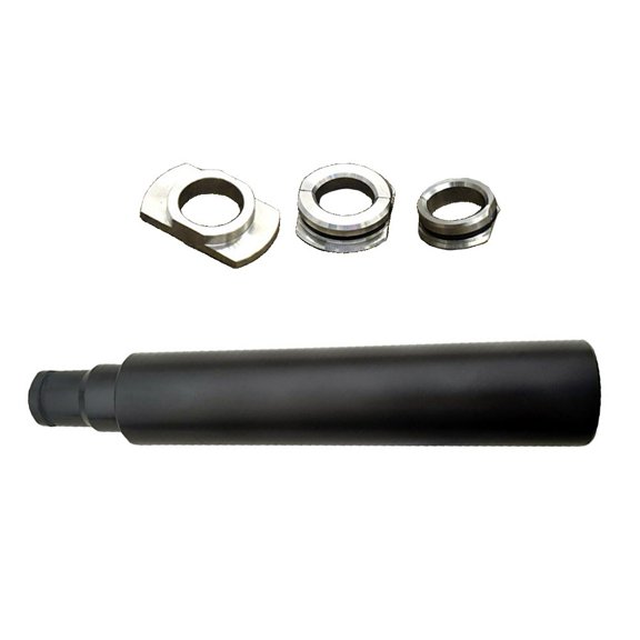 Stainless Steel Bicycle Bottom Bracket Removal Tool For Threaded & Press-In Shafts, BB30 BB86 BB92 PF30 Compatible For 24-30mm Bearings, Cycling Kit(Black)