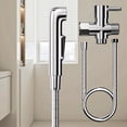 thumbnail image 1 of Stainless Steel Bidet Sprayer for Toilet, Adjustable Pressure Diaper Sprayer Kit with Shut Off Valve, 1 of 9