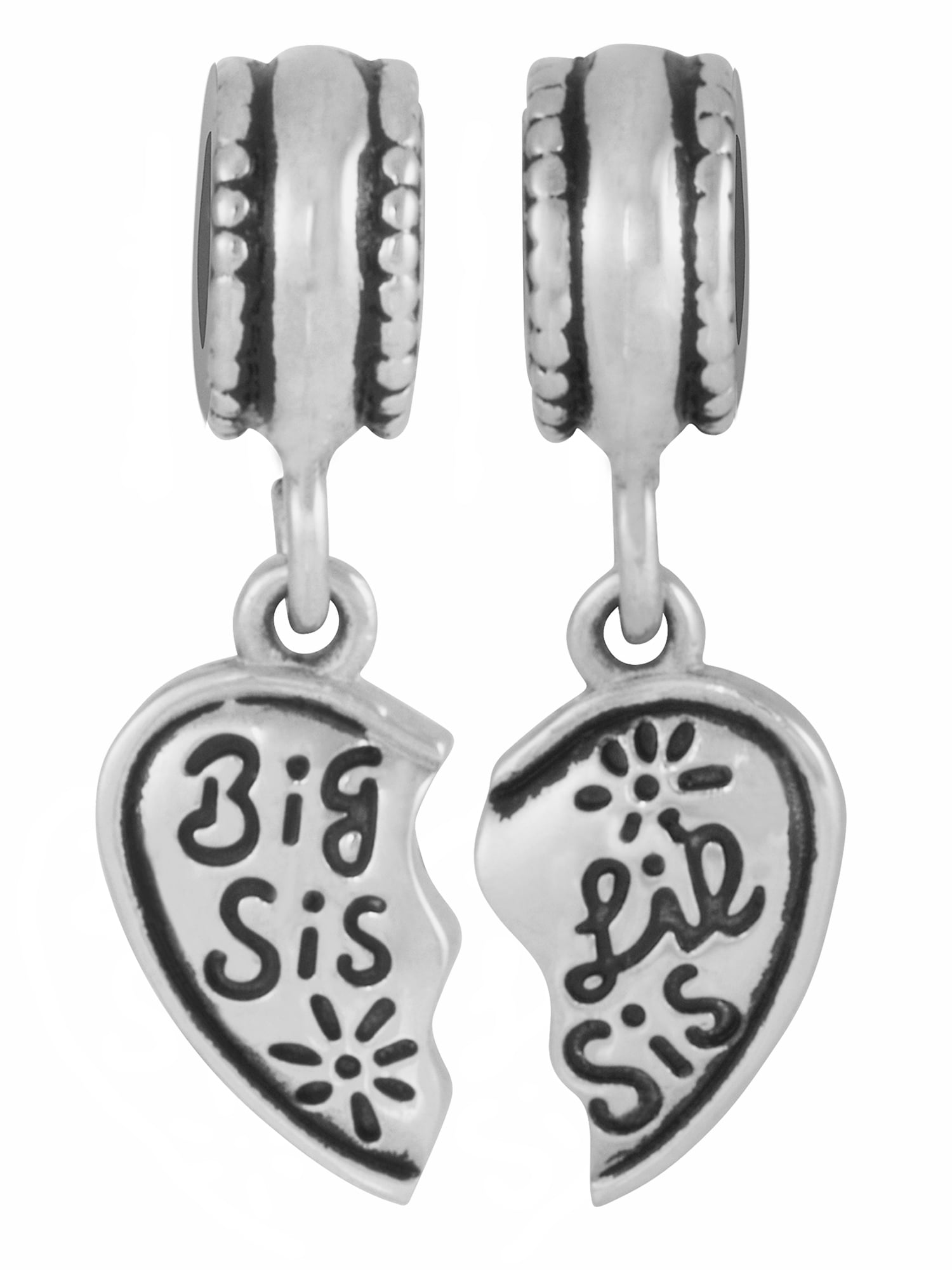 CONNECTIONS FROM HALLMARK Stainless Steel Big/lil Sis Bead