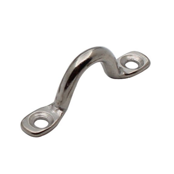 Stainless Steel Bimini Boat Top Pad Eye Deck Loop Strap Tie Down Point Footman Loop Used for Kayak Canoe Rigging