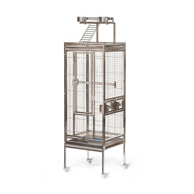 Stainless Steel Play Top Bird Cage for Medium to Large Birds