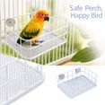thumbnail image 1 of Stainless Steel Bird Stand Platform with Mesh Support Parrot Nesting Rack Perch for Cockatiels Parakeets Small Pet Bird Cage Accessories, 1 of 6