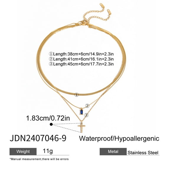 Stainless Steel Birthstone Necklace – Minimalist Zirconia Pendant for Each Month, Personalized Clavicle Jewelry for Women