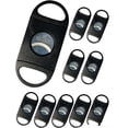 thumbnail image 1 of Stainless Steel Black Cigar Cutter 10pcs., 1 of 6
