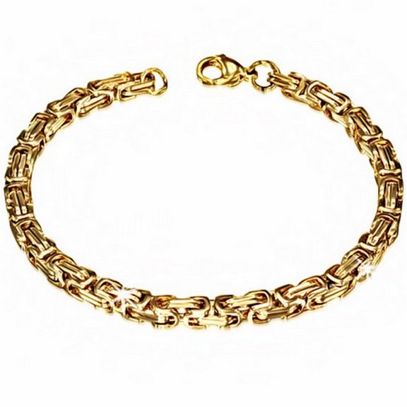 Stainless Steel Classic Link Men's Bracelet