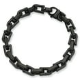 thumbnail image 1 of Stainless Steel Black Plated Bracelet - 8.5 Inch, 1 of 2