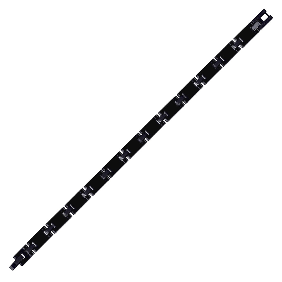 Stainless Steel Black-tone Mens Fashion Link Bracelet Link Bracelet for Men