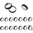 thumbnail image 1 of Stainless Steel Blank Ring Spinner Ring Rotatable Fidge Spinner Rings Laser Inscription Plain Blank Finger Ring Stress Anxiety Relief Rotating Ring Finger Band Rings, 1 of 9