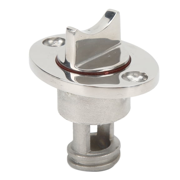 Stainless Steel Boat Bung Drain Plug Marine Boat Drain Plug 0.75in Hole Thread Oval Shaped Drain Plug for Yachts Marine Boat Hull Replacement Part