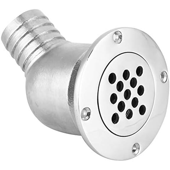 Stainless Steel Boat Deck Drain Scupper, 45 Degree Scuppers for Boats, Portable Boat Floor Drain, Boat Drain, Deck Drain, for Yacht Boat Replacement Accessory$$Watercraft
