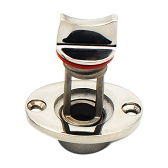 Stainless Steel Boat Drain Plug Bung Hole Drainage Marine Dinghy Garboard Hardware Boat Accessories,Red Gasket