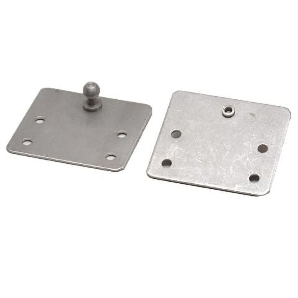 Stainless Steel Boat Hatch Shock Mounting Bracket Plates (Pair)