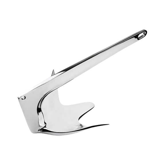 Stainless Steel Boat Marine Anchors Featuring Bruce Style Claws Design For Secure Mooring In Various Seabed Conditions