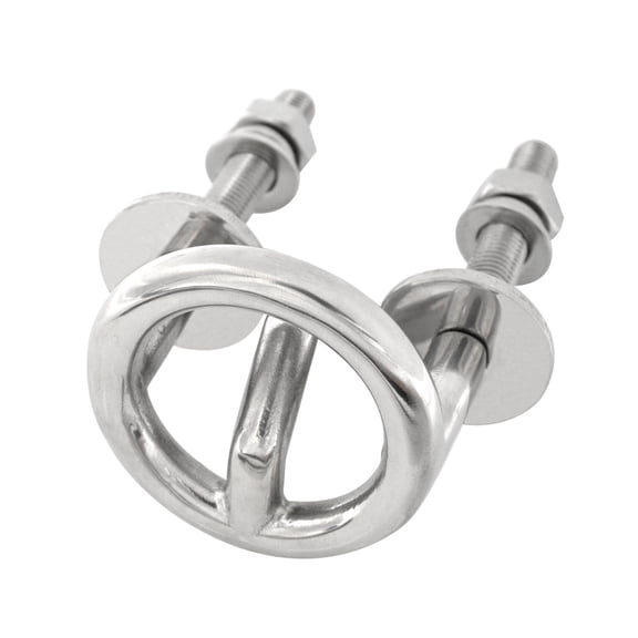 Stainless Steel Boat Tow Rings Heavy Load Capacity Saltwater Resistant Design For Yachts Ski Tubes