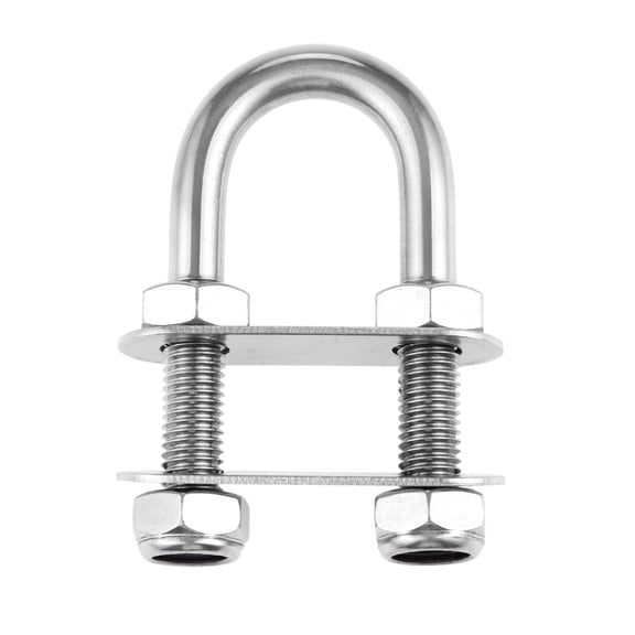 Stainless Steel Boats Bow Stern Eye U Bolt Boat Marine U Screw Rigging Shrouds M10*80 For Bolt Rope Rigging Marine Hardware