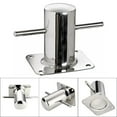 Stainless Steel Bollard 60Mm Extra Large Mooring Deck Mooring Plate