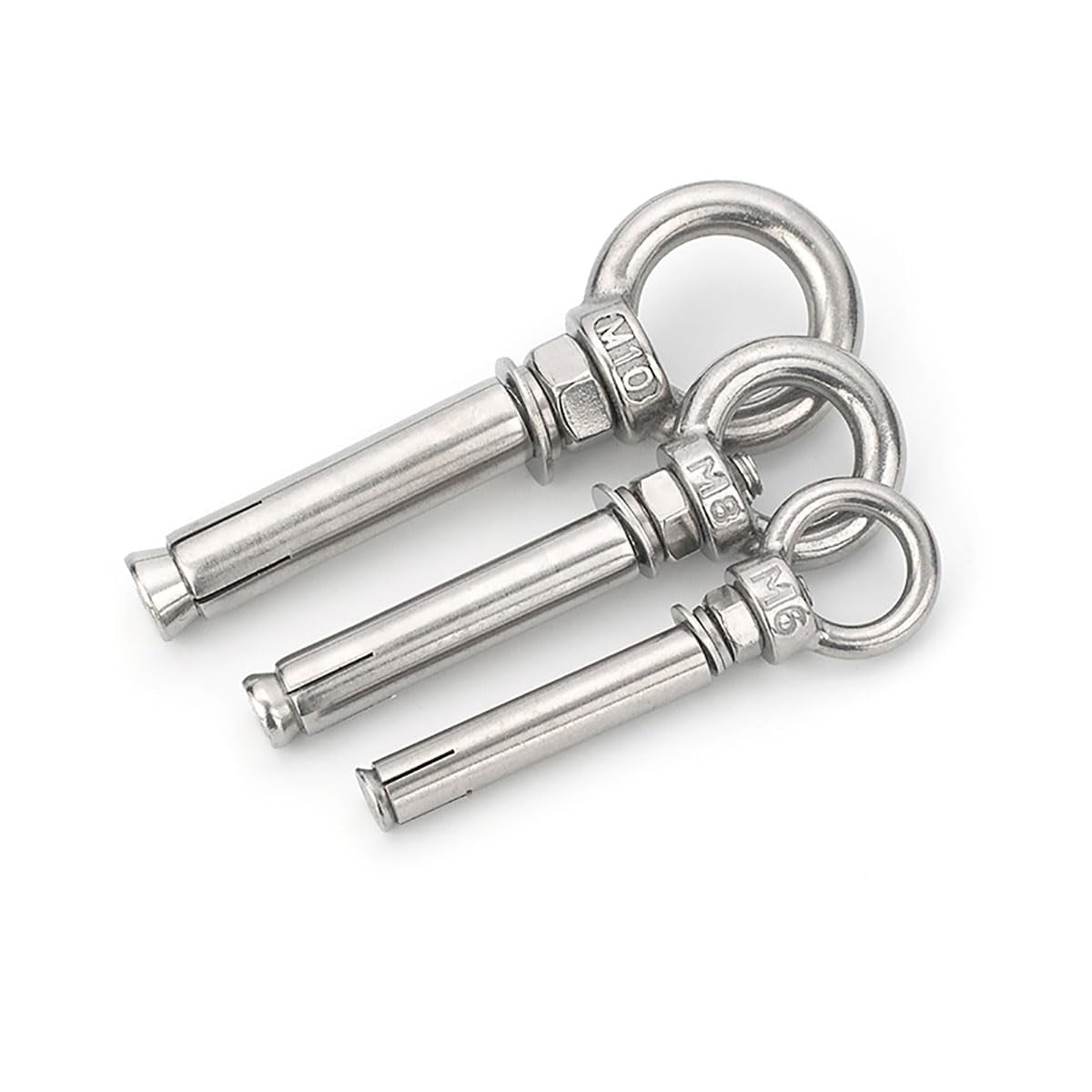 Pack Of 10 Eye Bolts M6 304 Stainless Steel Eye Bolts Ring Round Eye - View #8