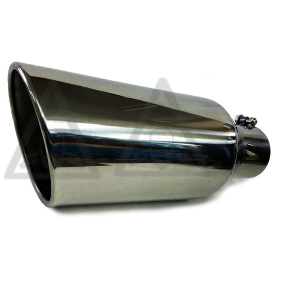 Colt Exhaust Bolt-On Exhaust Tip 4 Inch Inlet 7 Inch Outlet 18 Inch Length | Stainless Steel