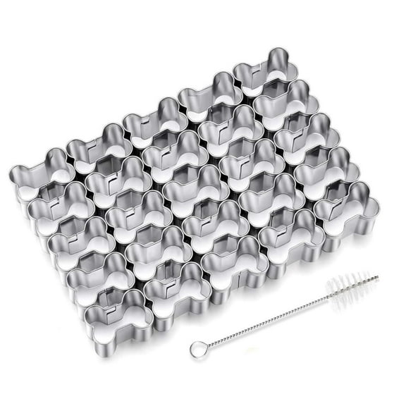 Stainless Steel Bone Cookie Cutter Set for Baking and DIY Kitchen with Small Animal Shapes