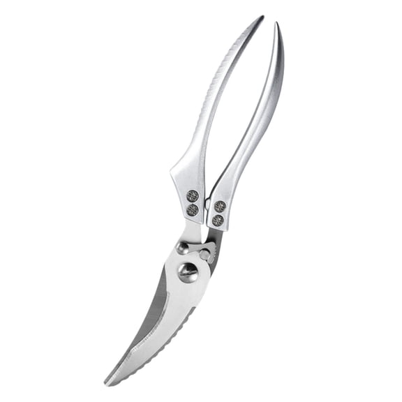 Stainless Steel Bone Cut Kitchen Scissors Heavy Duty Kitchen Scissors For Bone Cutting Poultry Shears With Handle Function Snips For Chicken Meat Cute Kitchen Stuff Things Bar Organizer Serrated 6