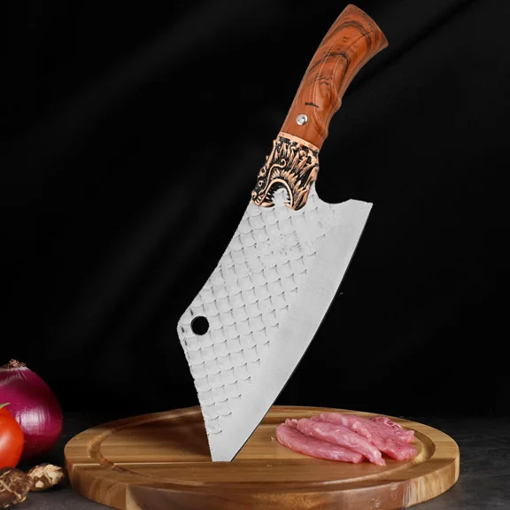 Stainless Steel Boning Knife Forged Kitchen Knife Meat Vegetable Cooking Cleaver