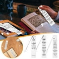 thumbnail image 1 of ​​Stainless Steel Bookmark - Engraved Literary Metal Marker, Rust-Proof Reading Companion, Personalized Book Accessory Gift​​, 1 of 3