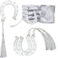 thumbnail image 1 of Stainless Steel Bookmarks Polyester Tassel Bookmark Horseshoe Pattern 204mm, 1 of 6