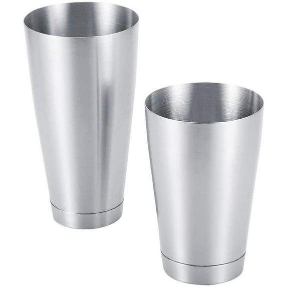 Stainless Steel Boston Shaker 2 Piece Set Weighted Professional Bartender Cocktail Shaker