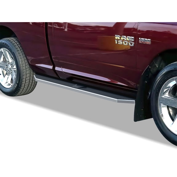 Stainless Steel Both Sides Running Board-H Series W2W 2009-2018 Dodge Ram 1500 Regular Cab(Incl. 2019-2024 RAM 1500 Classic) 2010-2026 Dodge Ram