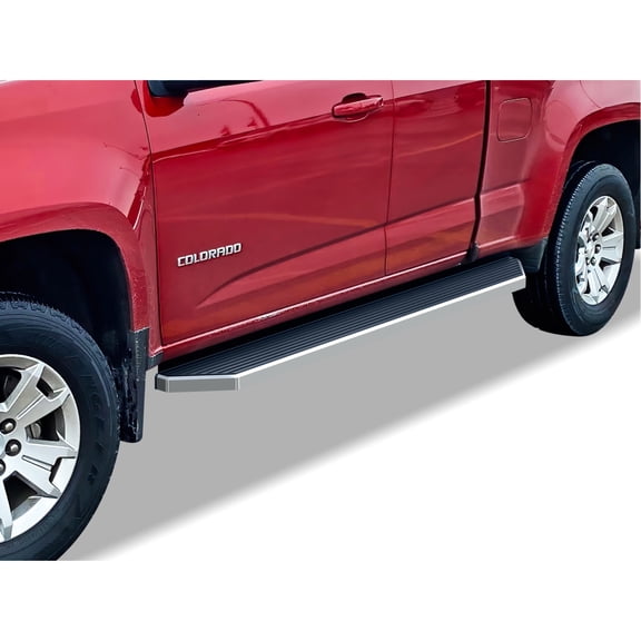 Stainless Steel Both Sides Running Board-H Series W2W 2015-2026 Chevrolet Colorado Extended Cab 2015-2026 GMC Canyon Extended Cab For 6 ft Bed