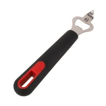 Stainless Steel Bottle Opener - 2-in-1 Can & Bottle Opener with Ergonomic Grip, Dishwasher Safe for , Soda, Kitchen, Bars & Outdoor Use