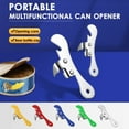 thumbnail image 1 of Stainless Steel Bottle Opener Can Opener Tool | 430 Steel Tin Can Cutter | Multi-Function Kitchen Bottle & Can Opening Gadget | 9.7x3.4x2cm | Durable Easy Clean | 1 Pack, 1 of 2