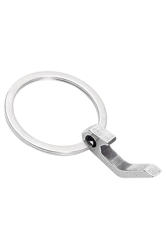 Stainless Steel Bottle Opener, Lightweight Keychain Tool for Camping, Travel, EDC - Compact & Durable Beer Opener for Keychains