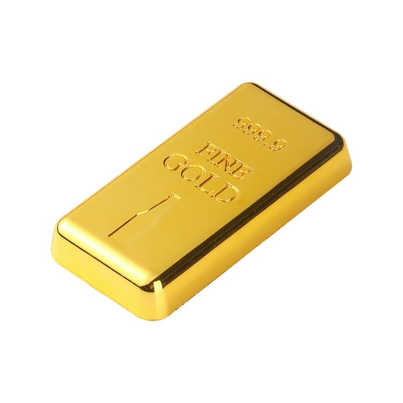 Stainless Steel Bottle Opener, Realistic Gold Brick Design, 2-in-1 Beer & Can Opener, Bartender Opening Tool for Home Bars & Kitchen, Funny Gift for Men, Husband, Dad