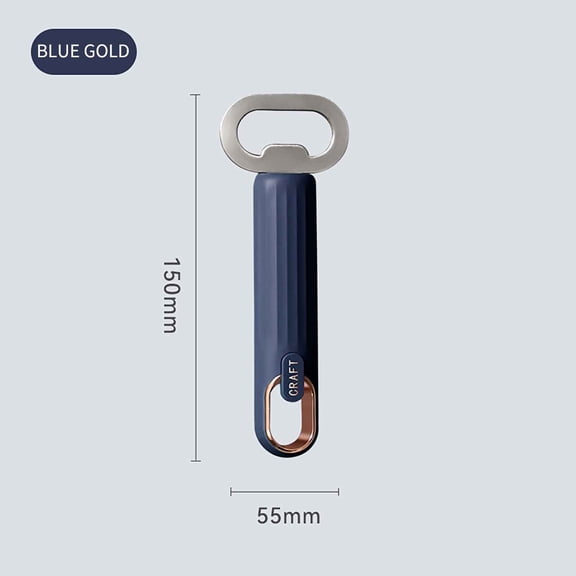 Stainless Steel Bottle Opener for Beer Soda Household Bar Tool Wall Mountable 5.5 x 15cm 1-Pack