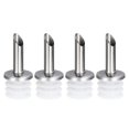 thumbnail image 1 of Stainless Steel Bottle Pourers, 4Pack Olive Oil Spout, for Pours Liquid, Most Liquor Bottles (White), 1 of 7