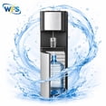 thumbnail image 1 of Stainless Steel Bottom Load Water Dispenser with LED Display, Water Cooler Equipped 3 Settings & Safety Lock Fits 5 Gal Bottle for Home/Office/Kitchen, 1 of 8
