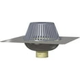 thumbnail image 1 of Stainless Steel Bottom Outlet Roof Drain Fitting Size: 3" No Hub, 1 of 3
