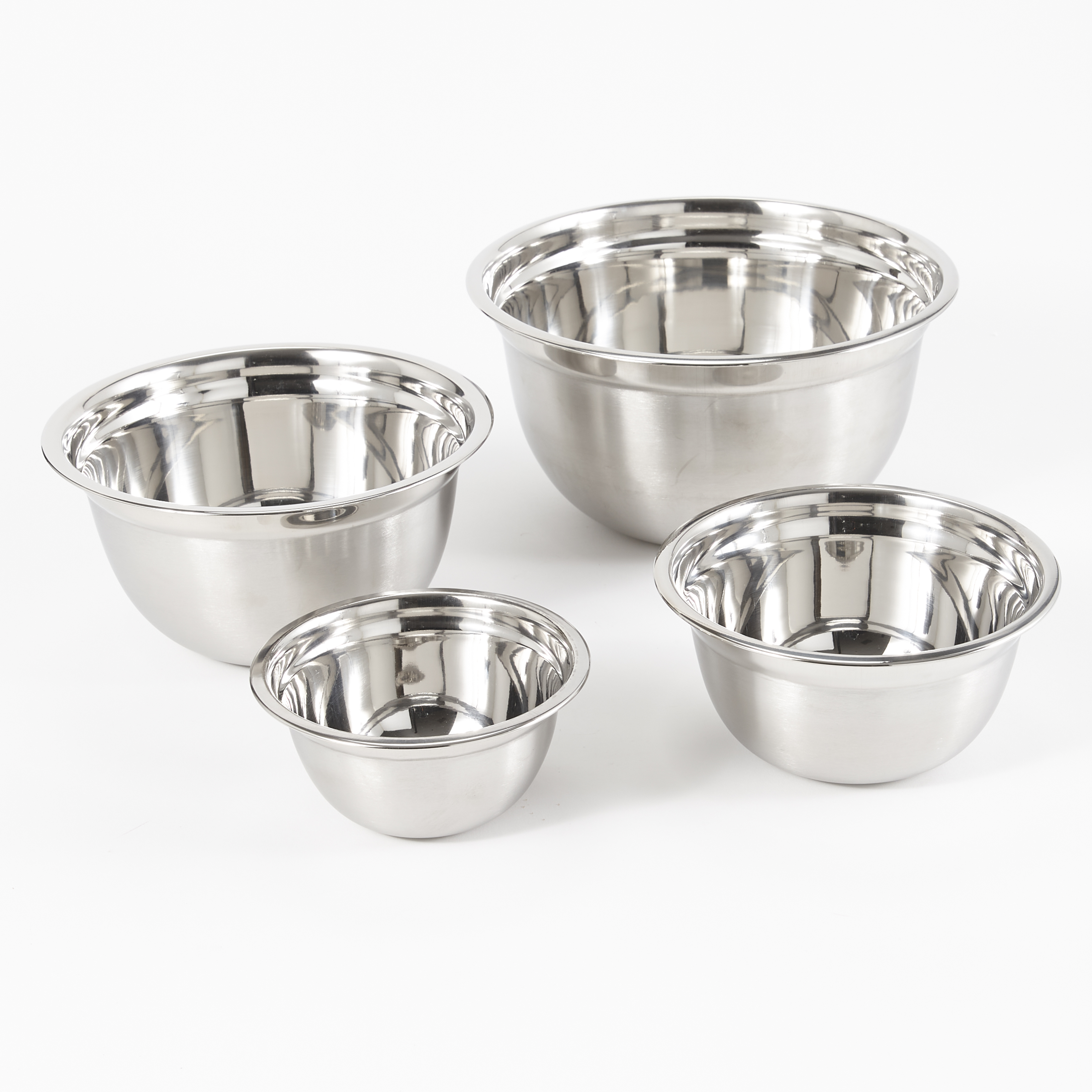 Stainless Steel Mixing Bowl Set 3 Sizes For Fruits And - Temu