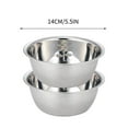 thumbnail image 1 of Stainless Steel Bowl under $5! CQCYD Stainless Steel Mixing Bowls Set, Heavy Duty Kitchen Basin for Baking, Multipurpose Metal Bowls for Cooking, Nesting Bowls for Home, 1 of 2