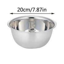 Stainless Steel Bowl under $5! Xqxayjr Stainless Steel Mixing Bowl Set, Multi-Purpose Kitchen Basin for Cooking, Baking, and Salad, Heavy-Duty Metal Bowls for Home and Camping