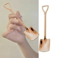thumbnail image 1 of Stainless Steel Bowl Clearance! Huayishang Creative Shovel Shaped Spoon Stainless Spoon Coffee Spoons Ice Spoon for Home and Kitchen, 1*Spoon Rose Gold, 1 of 9