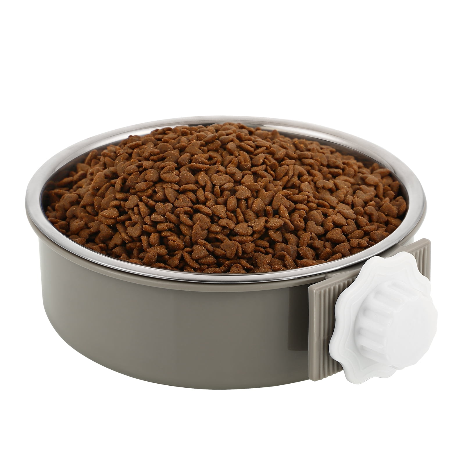Stainless Steel Bowl Dog Crate Water No Spill Food Bowls for Medium Dogs Kennel