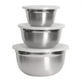 thumbnail image 1 of Stainless Steel Bowl Set - 3 Piece, 1 of 1