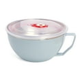 thumbnail image 1 of Stainless Steel Bowl With Handle Food Container Kitchen Tableware Enduring, 1 of 11