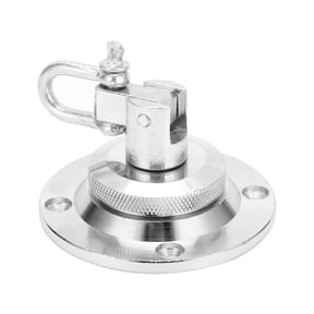 Stainless Steel Boxing Pear Ball Ceiling Hook with 360-Degree Rotation Bearing - 3.3 Inch Diameter Heavy Duty Punching Bag Hanger